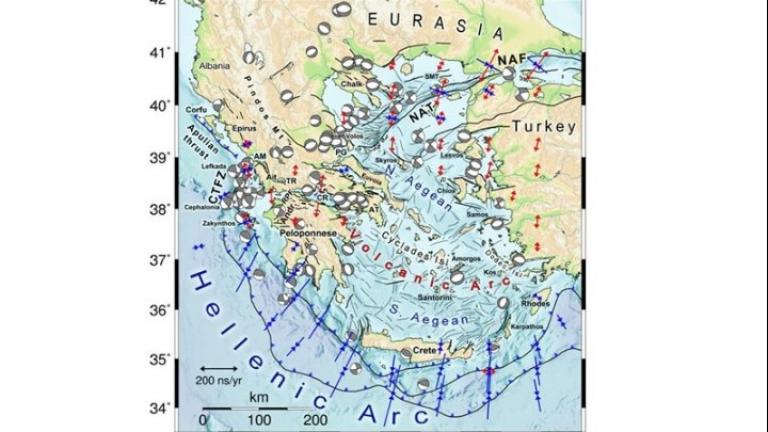 Έλληνες γεωεπιστήμονες ετοιμάζουν τον πρώτο Σεισμοτεκτονικό Άτλαντα της Ελλάδας