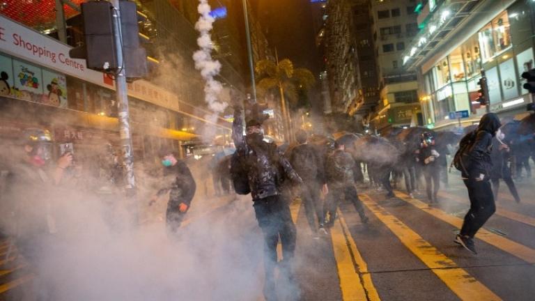 Χριστουγεννιάτικες αντικυβερνητικές διαδηλώσεις στο Χονγκ Κονγκ