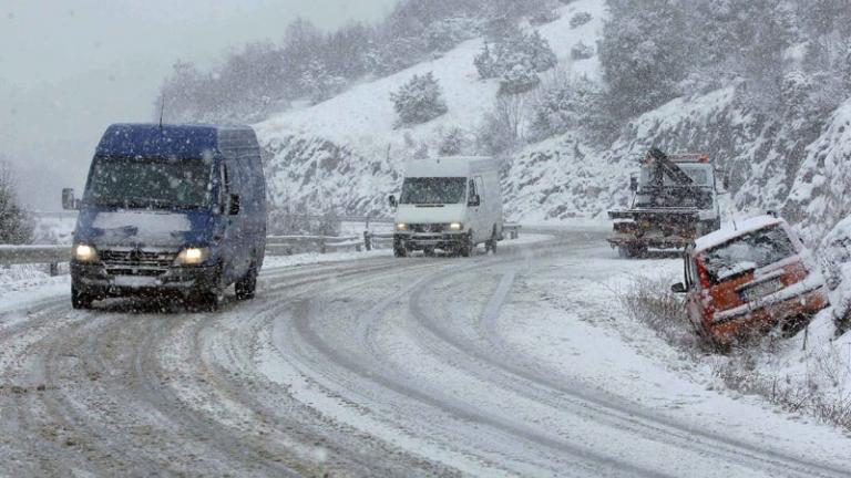 Το πρώτο χιόνι στην Πάρνηθα