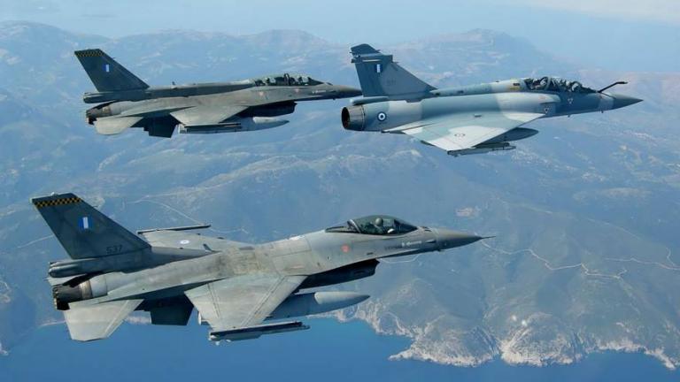 Απάντηση ισχύος στην Τουρκία: Σηκώσαμε χθες 38 F-16 και Mirage πάνω από το Αιγαίο