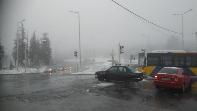 Tα πρώτα χιόνια στο ορεινά και ημιορεινά της Θεσσαλονίκης