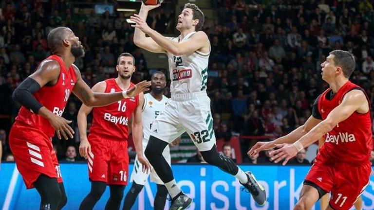 EUROLEAGUE: Παναθηναϊκός με Ράουντιτς κόντρα σε Μπάγερν (21:00)