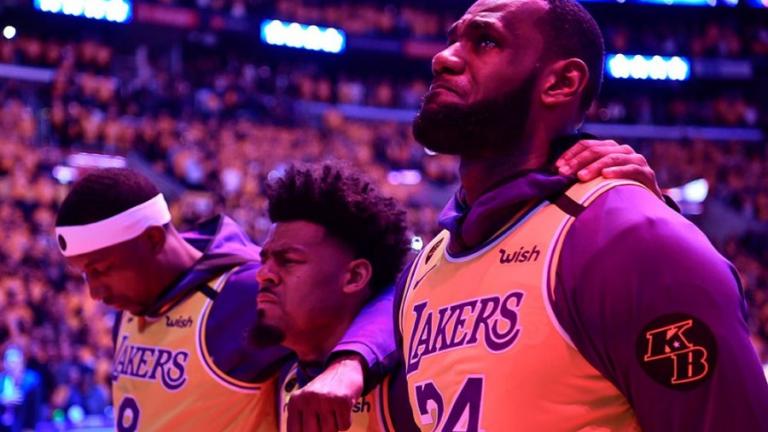 ΝΒΑ: Το "αντίο" των Lakers στον Kobe Bryant (ΒΙΝΤΕΟ)