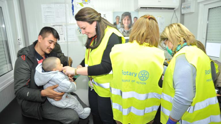 Εμβολιασμός 1.500 προσφυγόπουλων - Μεγάλη ανθρωπιστική πρωτοβουλία του Ρόταρυ