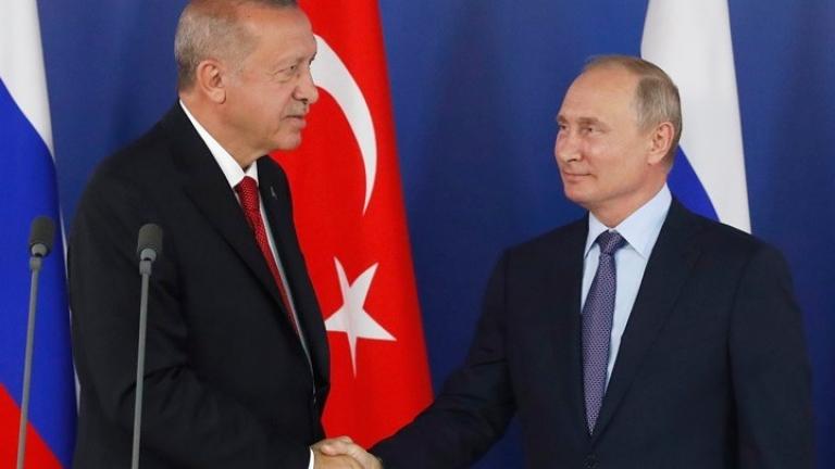 Να συναντηθούν εκτάκτως συμφώνησαν Πούτιν-Ερντογάν σε τηλεφωνική τους επικοινωνία