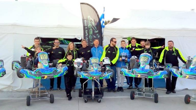 Ετοιμάζει βαλίτσες η Cosmosrally Kart Academy για διεθνείς αγώνες καρτ