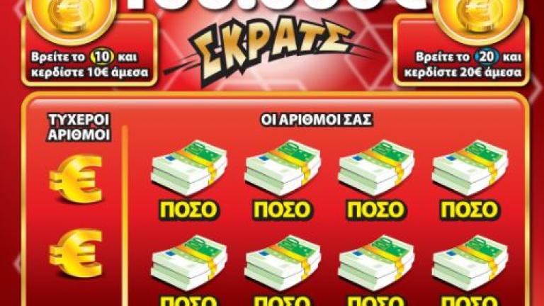 ΣΚΡΑΤΣ: Κέρδη 2.409.892 ευρώ μοίρασε την προηγούμενη εβδομάδα