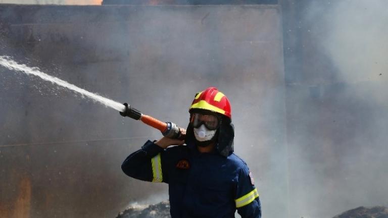 Πυρκαγιά κοντά σε κατοικημένη περιοχή στην Κνωσό