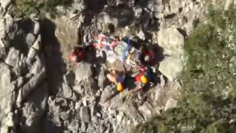 Σαμοθράκη: Διάσωση ορειβάτη από πλήρωμα Super Puma (Video)