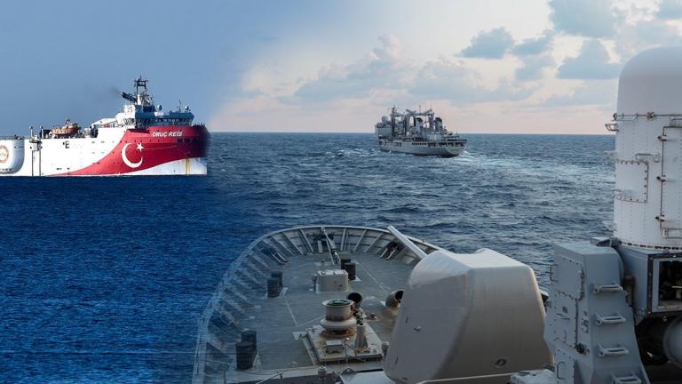 Προς ελληνικά ύδατα πλέει το «Ορούτς Ρέις» συνοδεία πολεμικών πλοίων