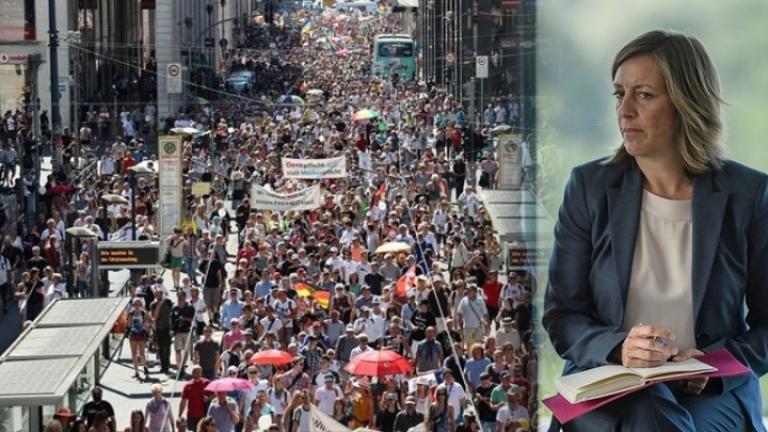 Ουλρίκε Ντέμερ: «Απαράδεκτες» οι εικόνες των διαδηλώσεων κατά των μέτρων για το κορονοϊό