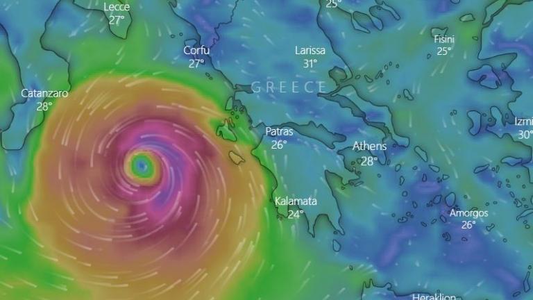 Κακοκαιρία Ιανός: Συνεχής συντονισμός από την Πολιτική Προστασία για τον μεσογειακό κυκλώνα