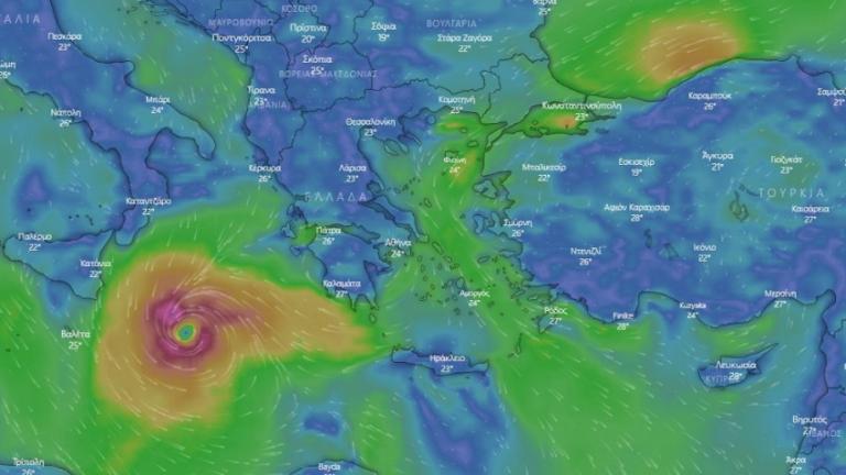 Κακοκαιρία Ιανός: Έκτακτη σύσκεψη στην Πολιτική Προστασία  - Δείτε LIVE την πορεία του Ιανού