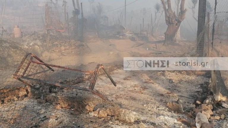 Εικόνες χάους από τη φωτιά στη Μόρια (ΦΩΤΟ+ΒΙΝΤΕΟ)