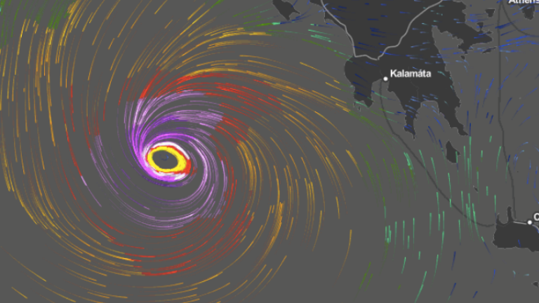 Meteo: Ο «Ιανός» ενισχύεται και αποκτά χαρακτηριστικά Μεσογειακού Κυκλώνα - Δείτε LIVE την πορεία του