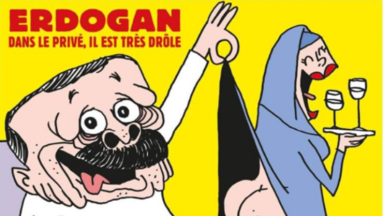 Ο Ερντογάν στο στόχαστρο του γαλλικού σατιρικού περιοδικού Charlie Hebdo