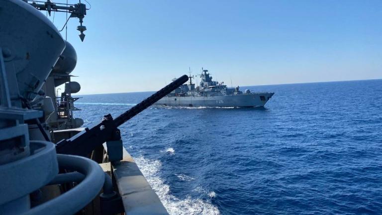 PASSEX (Passing Exercise) της Φρεγάτας «ΘΕΜΙΣΤΟΚΛΗΣ» (F-465) με τη γερμανική Φρεγάτα «FGS ΒRANDENBURG» (F-215)