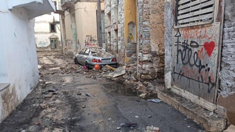 Σεισμός στη Σάμο: Δύο παιδιά καταπλακώθηκαν από κατάρρευση τοίχου
