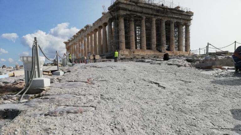 Ανακοίνωση του υπ. Πολιτισμού μετά τις αντιδράσεις για το τσιμέντο στην Ακρόπολη