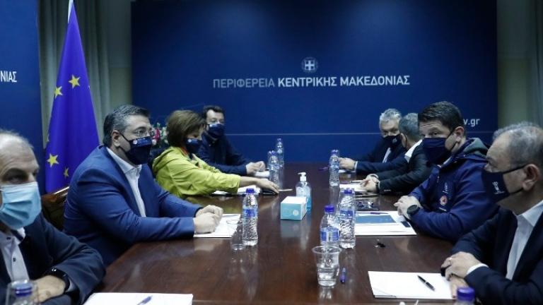 Κοροναϊός: Ευρεία σύσκεψη στις Σέρρες υπό τον Ν. Χαρδαλιά τον Απ. Τζιτζικώστα και τον δήμαρχο της πόλης