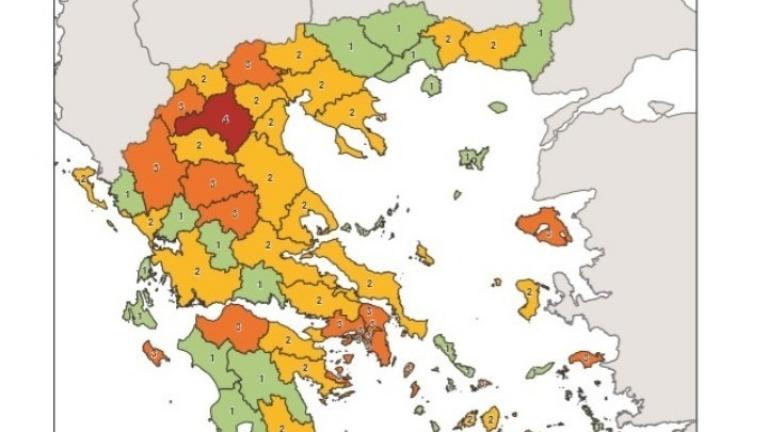 Αλλαγές από σήμερα στο Χάρτη υγειονομικής ασφάλειας και Προστασίας από την Covid-19