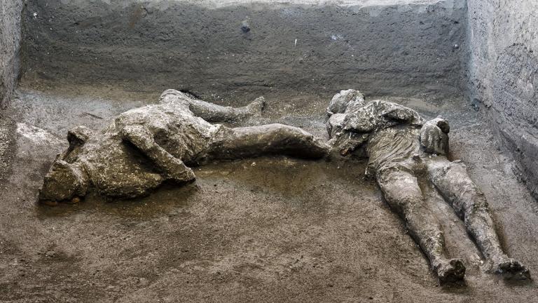 Τα λείψανα ενός πλούσιου κι ενός σκλάβου ανακαλύφθηκαν στα ερείπια της Πομπηίας