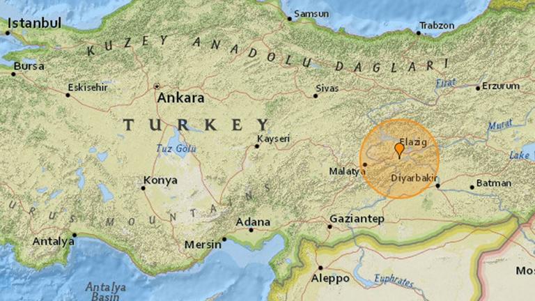 Σεισμός τώρα: Σεισμική δόνηση στην Τουρκία