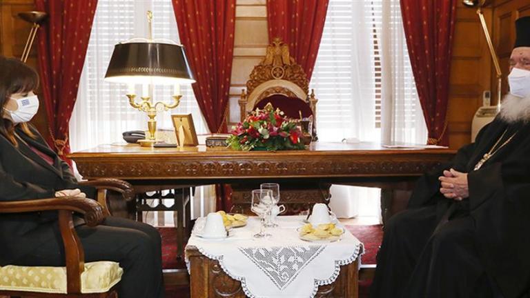 Συνάντηση Προέδρου της Δημοκρατίας - Αρχιεπισκόπου