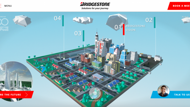 Η Bridgestone έκανε  το ντεμπούτο της με την Εικονική Πόλη του Μέλλοντος 