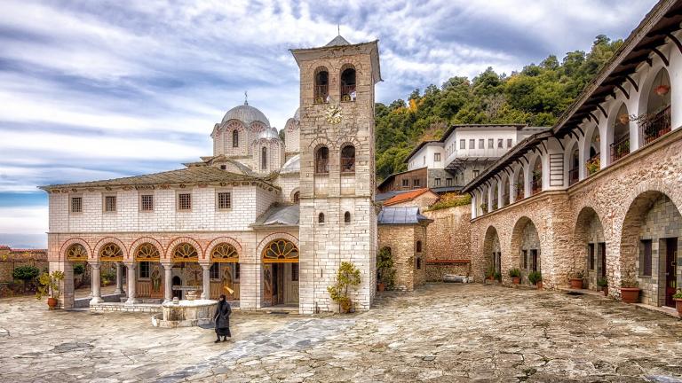 Μονή Παναγίας Εικοσιφοινίσσης την οποία ίδρυσε ο άγιος Γερμανός από την Παλαιστίνη