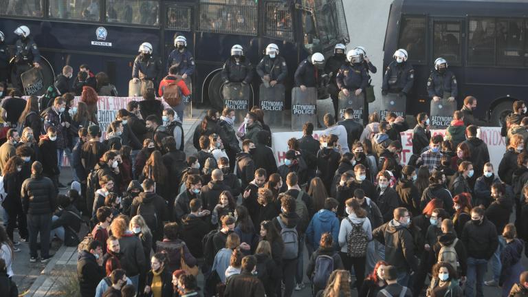 Τριάντα μια συλλήψεις κατά την επιχείρηση στο κτίριο διοίκησης του ΑΠΘ