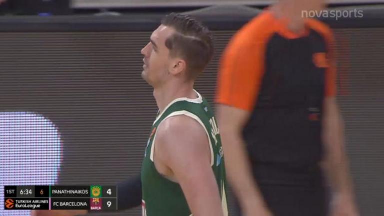 Παναθηναϊκός ΟΠΑΠ-Μπαρτσελόνα: Το πρώτο καλάθι του Χεζόνια (ΒΙΝΤΕΟ)