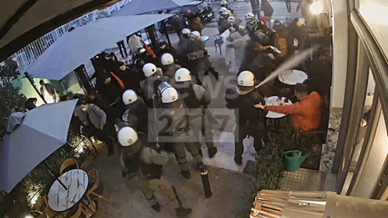 Αποκαλυπτικό βίντεο τι έγινε στην καφετέρια στο Γαλάτσι - Υπήρχε αστυνομική βία;