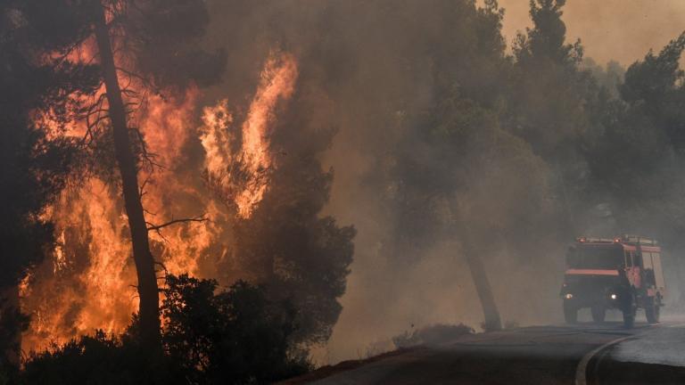 Ισχυρές πυροσβεστικές δυνάμεις στο σημείο