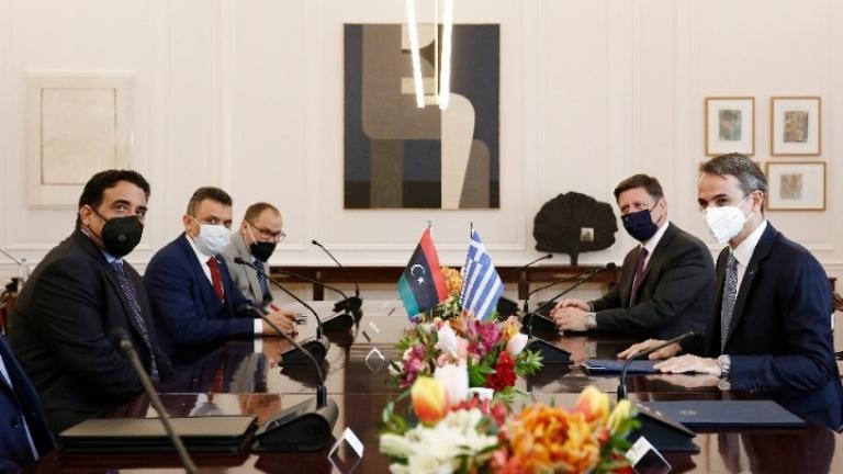 Επανεκκίνηση των συνομιλιών Ελλάδος-Λιβύης για οριοθέτηση Θαλασσίων Ζωνών, συμφώνησαν ο Κυρ.Μητσοτάκης με τον πρόεδρο της Λιβύης