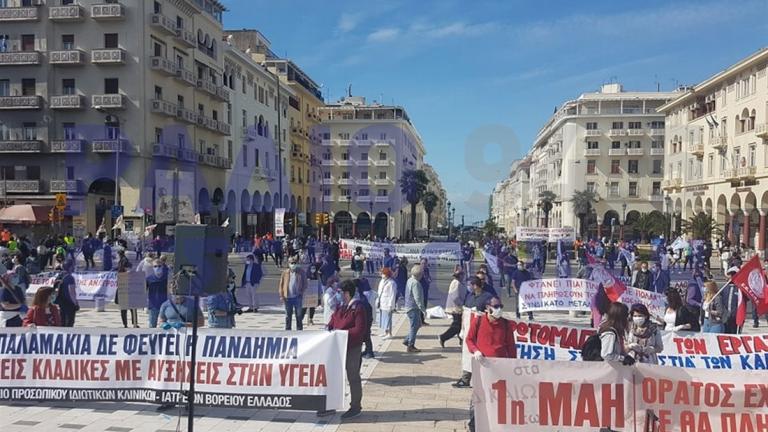 Τέσσερις απεργιακές συγκεντρώσεις στη Θεσσαλονίκη