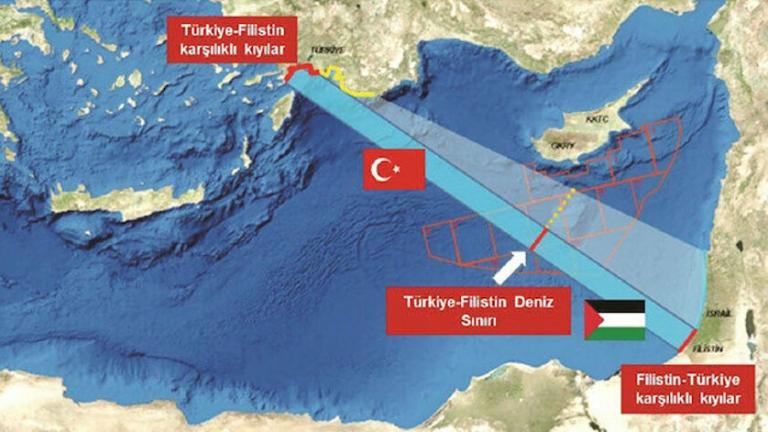 Η Τουρκία θέλει να υπογράψει ΑΟΖ με την Παλαιστίνη αλά Λιβύη