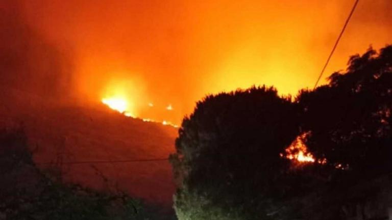 Φωτιά στην Κεφαλονιά: Εκκένωση οικισμών 