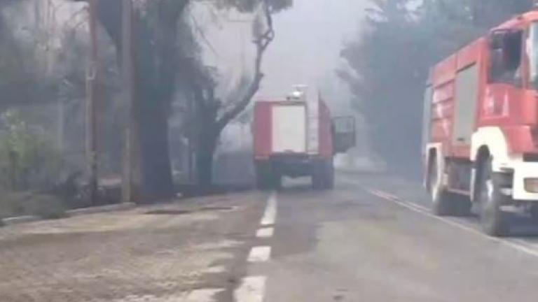 Φωτιά στην Βαρυμπόμπη – Σε κίνδυνο η ηλεκτροδότηση της Ανατολικής Αττικής