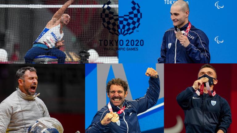 Επιτυχίες και πέντε μετάλλια από την Ελληνική Παραολυμπιακή Ομάδα στο Τόκιο
