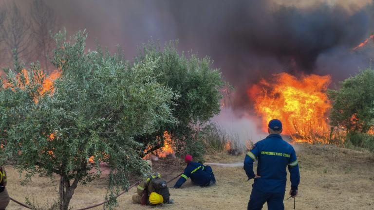 Ο πύρινος εφιάλτης στην Βόρεια Εύβοια φαίνεται να μην έχει τέλος, καθώς τις τελευαίες ώρες κατακαίει τα πάντα στο διάβα του. Και ενώ τα βλέμματα είναι στραμμένα στα χωριά Κεχριές που έχουν εκκενωθεί και Δάφνη, όπου δημιουργούνται ζώνες προστασίας, έχουν ήδη αναπτυχθεί τουλάχιστον τρία τεράστια μέτωπα που προχωρούν ανεξέλεγκτα πλέον προς διάφορες κατευθύνσεις κυρίως βόρεια και βορειοδυτικά απειλώντας να φτάσουν μέχρι τη θάλασσα. Στη Δάφνη και τις Κεχριές δίδεται μία πραγματική μάχη από πυροσβέστες, εθελοντές