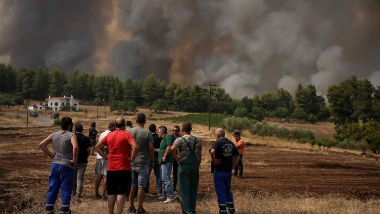 Κίνημα στήριξης των πυροπλήκτων από μητροπόλεις