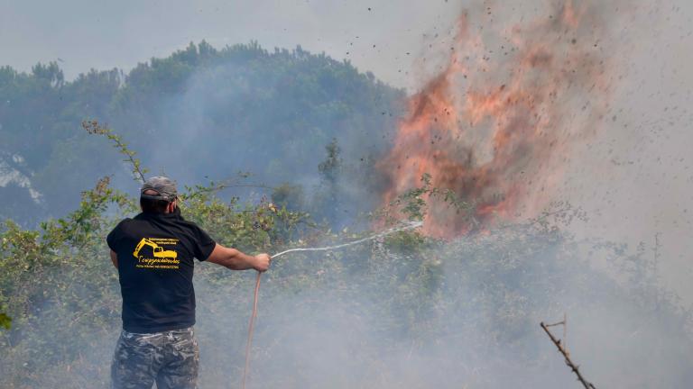 Ηλεία: Μικρές εστίες φωτιάς εξακολουθούν να καίνε - Μάχη να μην περάσει η φωτιά από την Γορτυνία
