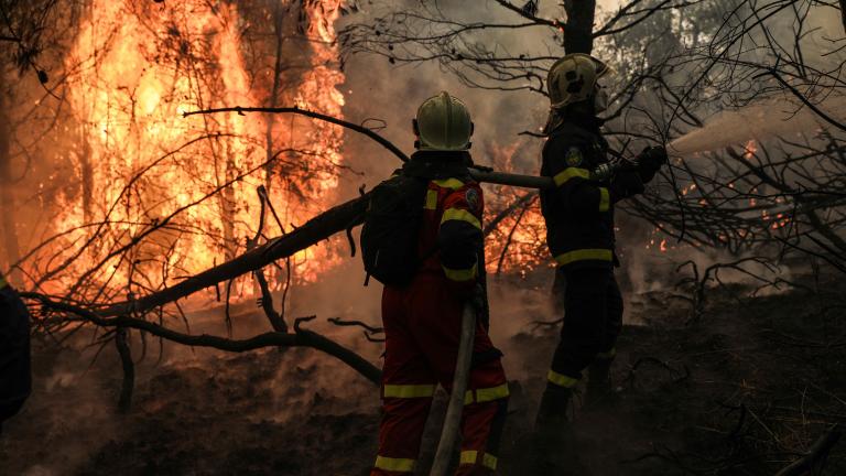 Πυρκαγιές στην Β. Εύβοια: Μάχη με τις αναζωπυρώσεις για ακόμη μια νύχτα