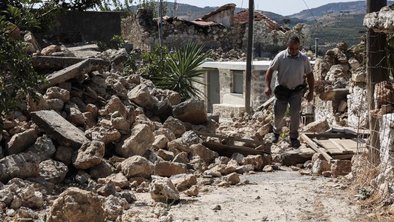 Νέα σεισμική δόνηση 4,6 Ρίχτερ στο Αρκαλοχώρι Ηρακλείου Κρήτης