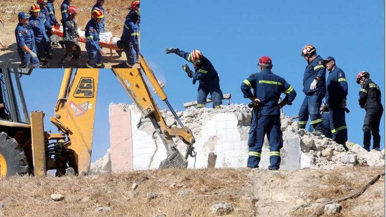 Σεισμός στην Κρήτη: Νεκρός ο πατέρας, τραυματίας ο γιός 