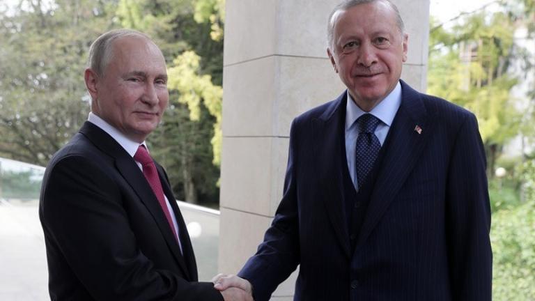 Συνάντηση Πούτιν-Ερντογάν: Στο επίκεντρο των συνομιλιών Συρία, Λιβύη, ενεργειακή και αμυντική συνεργασία