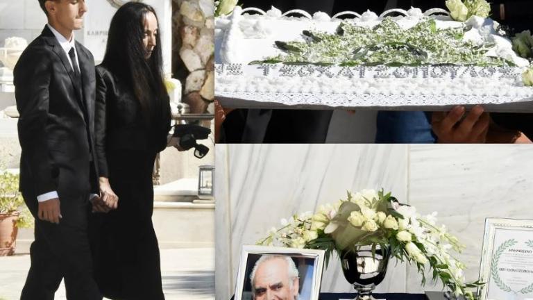 Θλιμμένη η Βίκυ Σταμάτη στο μνημόσυνο του Άκη Τσοχατζόπουλου – Κόλλυβα με τον ήλιο του ΠΑΣΟΚ