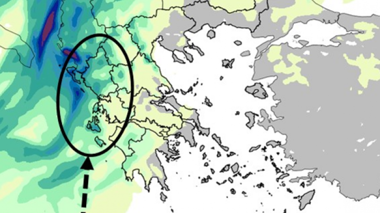 Κακοκαιρία "Αθηνά": Έντονα φαινόμενα στο Ιόνιο