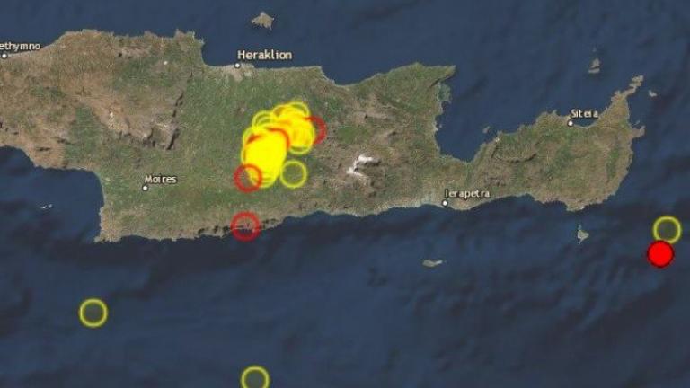 Σεισμός τώρα: Σεισμική δόνηση 6,1 στην Κρήτη